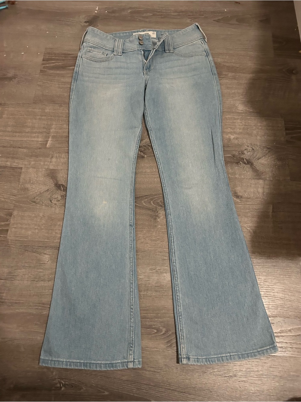 Hollister Light Blue low rise Women's Flare Jeans